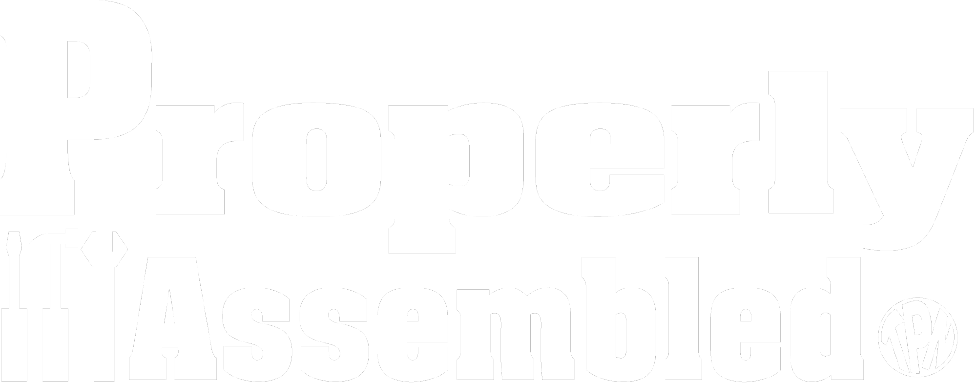 Properly Assembled Logo